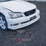 Toyota GXE10 Altezza Gita Wagon front bumper and grille close-up