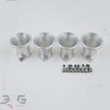 Toyota AE111 4AGE 20V ITB Billet Intake Trumpets Velocity Stacks 70mm Set with 3GSpares logo
