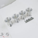 Toyota AE111 4AGE 20V ITB Billet Intake Trumpets Velocity Stacks 70mm Set with 3GSpares logo
