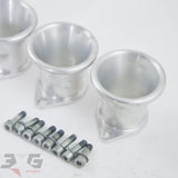 Toyota AE111 4AGE 20V ITB Billet Intake Trumpets Velocity Stacks 70mm Set with 3GSpares logo
