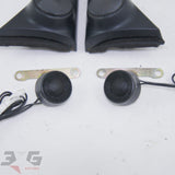 Toyota AE111 E110 Corolla Sprinter Carib Door Tweeter & Cover Set 95-02
