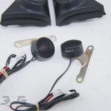 Toyota AE111 E110 Corolla Sprinter Carib Door Tweeter & Cover Set 95-02