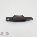 Nissan R34 Skyline right exterior door handle 80606-AA004 GV1 black OEM 1998-2002