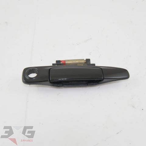 Nissan R34 Skyline right exterior door handle 80606-AA004 GV1 black OEM 1998-2002
