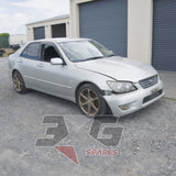 2001 Toyota GXE10 Altezza AS200 facelift front-right exterior — 1C0 Titanium Silver — 3G Spares NZ