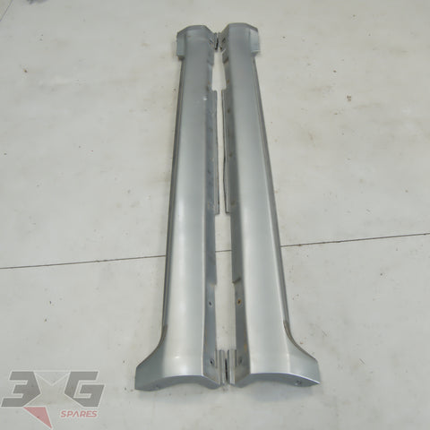 Side skirt pair for Nissan Fuga Y50 2004-2009, OEM factory units, with 3GSpares logo.
