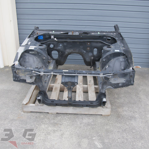 R34 Nissan Skyline complete front cut assembly 62500-AA000 64100-AA030 64101-AA030 64180-AA000 64181-AA000 with 3GSpares logo.