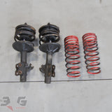 Aftermarket front & rear lowering springs for Nissan Silvia S14 1993–1998 with 3GSpares logo.