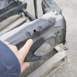 Nissan R34 Skyline Complete Front Cut A Pillar Forward Radiator Support 98–02