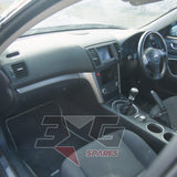 Subaru BP5 Legacy Spec B dashboard and interior overview — RHD with factory Momo wheel and 6MT shifter