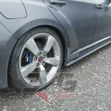 Subaru GRF GRB GVB GVF Impreza WRX STi A-Line wheel and lower side detail 2009-2014 - 3GSpares NZ