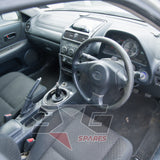 2001 GXE10 Altezza dashboard overview — RHD facelift interior with manual transmission