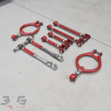Nissan S13 180SX Truhart Front & Rear Adjustable Arm Set 89-98 R32 A31 C33