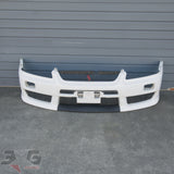 R34 Nissan Skyline Altia aero front bumper QM1 K6020-AA104 with 3GSpares logo.
