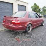 1997 Toyota AE111 Corolla GT rear right exterior view in red, with 3GSpares logo