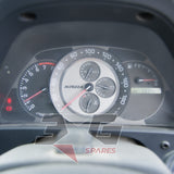 2001 Toyota GXE10 Altezza instrument cluster — showing 133,000km