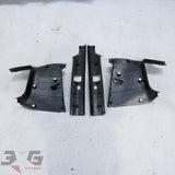 Nissan S13 180SX Hatch B & C Pillar Upper Quarter Trim Set 200SX 240SX 89-98