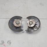 Nissan C34 Stagea 5 stud ABS front hub and knuckle set RWD OEM with 3GSpares logo
