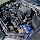 BL5 Subaru Legacy B4 2.0GT Sedan engine bay EJ20X twin scroll turbo left side view 2006 - 3GSpares NZ