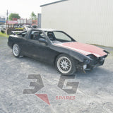 1995 Nissan RPS13 180SX Type X SR20DET 5-speed manual KH3 black front right view for parts