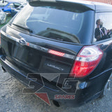 2006 Subaru BP5 Legacy Spec B rear exterior — taillights boot and rear fog light illuminated — 3GSpares NZ