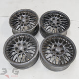 Nissan OEM forged 16x7 5x114.3 alloy wheel set with 3GSpares logo.
