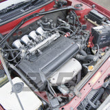 1997 Toyota AE111 Corolla GT 4A-GE 20 valve DOHC EFI engine close up, with 3GSpares logo