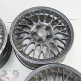 OEM Nissan C35 Laurel C34 Stagea Forged Alloy Wheel Set 16x7 +40 Offset 5x114.3 PCD Stud Pattern