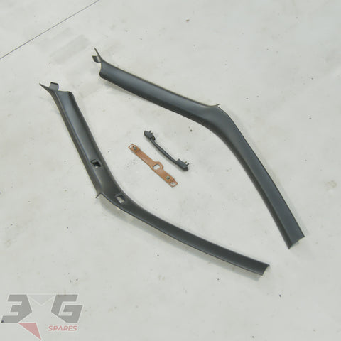 Nissan S14 Silvia RHD LH & RH A Pillar Trims & Grab Handle 200SX 240SX 93-98