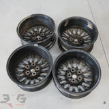 OEM Nissan C35 Laurel C34 Stagea Forged Alloy Wheel Set 16x7 +40 Offset 5x114.3 PCD Stud Pattern