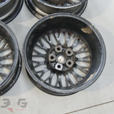 OEM Nissan C35 Laurel C34 Stagea Forged Alloy Wheel Set 16x7 +40 Offset 5x114.3 PCD Stud Pattern