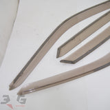 Toyota E10 Altezza WAGON Lexus IS300 OEM Door Monsoon Rainguard Visor Set