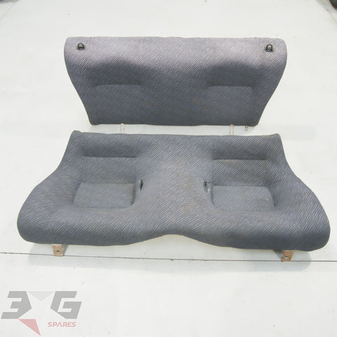 Nissan S14 Silvia & 200SX Zenki Rear Seat Set Cushion & Back 1993-1996 OEM with 3GSpares logo