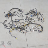 Complete body wiring harness for Nissan Skyline R34 25GT-V 1998, Series 1 RB25DE manual, with 3GSpares logo.
