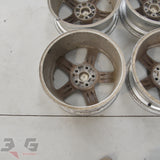 Toyota JCE10 Altezza 17x7 +50 & 17x7.5 +55 Rear Alloy Wheel set 5x114.3 PCD