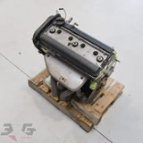 Toyota AE111 4AGE 20V Black Top long motor front view OEM with 3GSpares logo