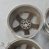 Toyota JCE10 Altezza 17x7 +50 & 17x7.5 +55 Rear Alloy Wheel set 5x114.3 PCD