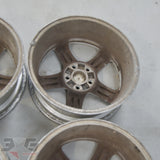 Toyota JCE10 Altezza 17x7 +50 & 17x7.5 +55 Rear Alloy Wheel set 5x114.3 PCD