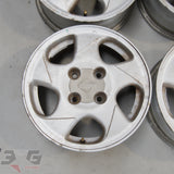 OEM Nissan S14 Silvia R33 Skyline Alloy Wheel Set 15x6 +40 Offset 4x114.3 PCD Stud Pattern