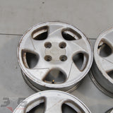 OEM Nissan S14 Silvia R33 Skyline Alloy Wheel Set 15x6 +40 Offset 4x114.3 PCD Stud Pattern
