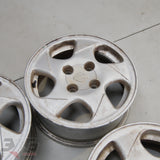 OEM Nissan S14 Silvia R33 Skyline Alloy Wheel Set 15x6 +40 Offset 4x114.3 PCD Stud Pattern