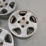 OEM Nissan S14 Silvia R33 Skyline Alloy Wheel Set 15x6 +40 Offset 4x114.3 PCD Stud Pattern
