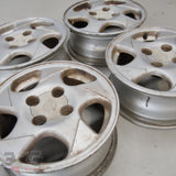 OEM Nissan S14 Silvia R33 Skyline Alloy Wheel Set 15x6 +40 Offset 4x114.3 PCD Stud Pattern