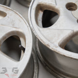 OEM Nissan S14 Silvia R33 Skyline Alloy Wheel Set 15x6 +40 Offset 4x114.3 PCD Stud Pattern