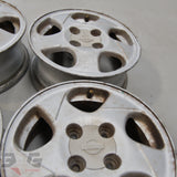 OEM Nissan S14 Silvia R33 Skyline Alloy Wheel Set 15x6 +40 Offset 4x114.3 PCD Stud Pattern