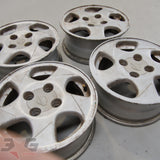 OEM Nissan S14 Silvia R33 Skyline Alloy Wheel Set 15x6 +40 Offset 4x114.3 PCD Stud Pattern