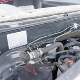 1995 Nissan RPS13 180SX firewall chassis number stamp close-up