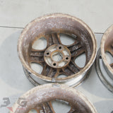 OEM Nissan S14 Silvia R33 Skyline Alloy Wheel Set 15x6 +40 Offset 4x114.3 PCD Stud Pattern