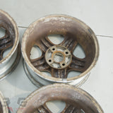 OEM Nissan S14 Silvia R33 Skyline Alloy Wheel Set 15x6 +40 Offset 4x114.3 PCD Stud Pattern