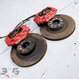 Subaru GD GG WRX Impreza Red 4 Pot Front Brake Caliper Set 294mm 01-14